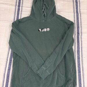 Stylish Teal Hoodie with Unique Design